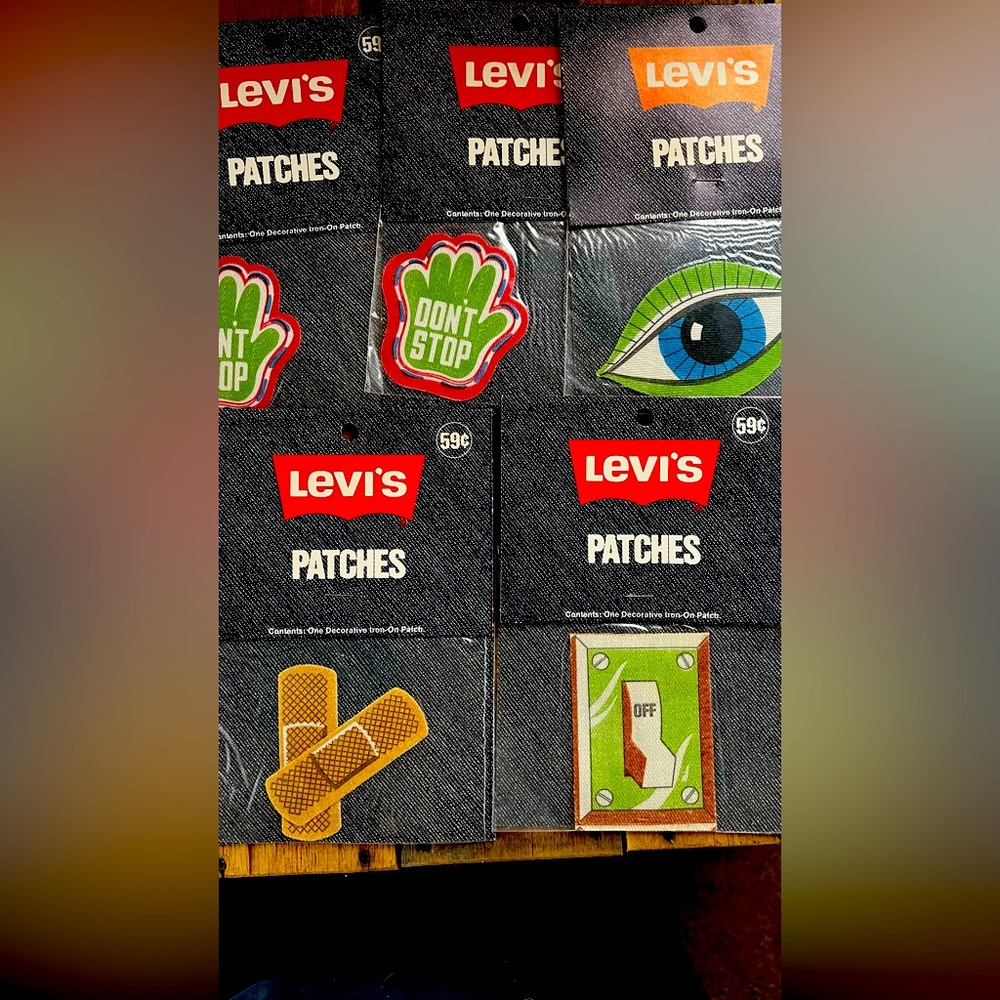 Levi's Iron-On Washable Patches vintage